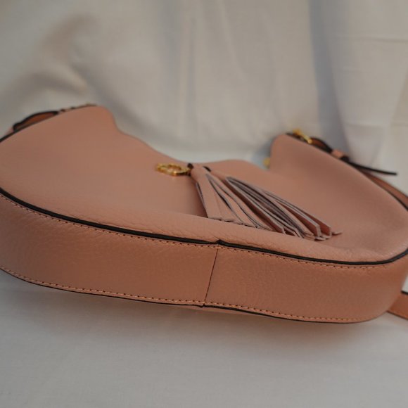 NEW ❤️ C. Wonder Shoulder Bag / Pink Pebbled Leather Cross B… - Picture 5 of 10